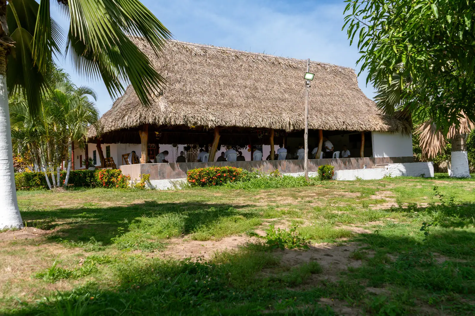 Bohío comunitario en Fundación Proyecto Hombre