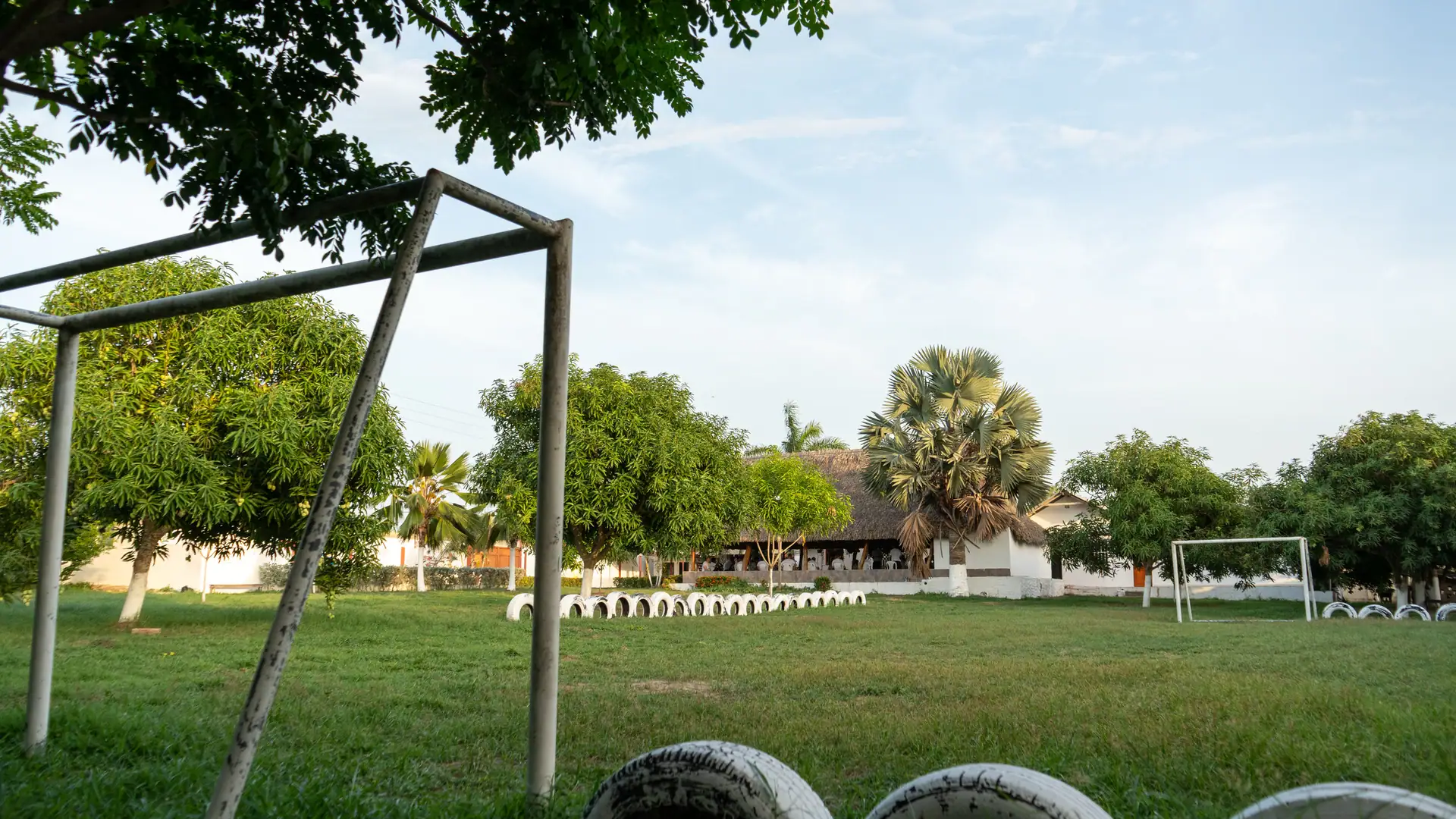 Cancha deportiva al aire libre